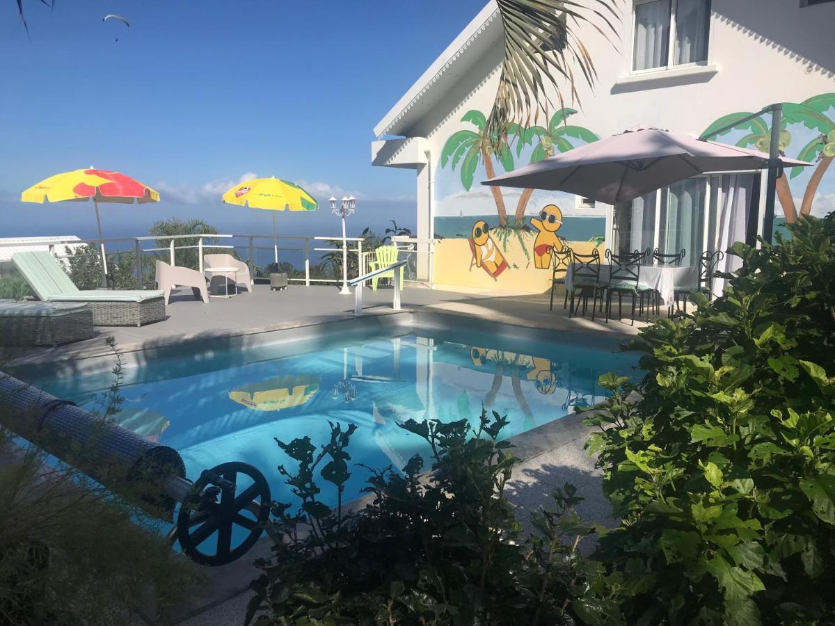 St Leu -Villa D'Artiste, Superbe Vue Mer, Piscine Chauffee แซ็งต์-เลอ ภายนอก รูปภาพ